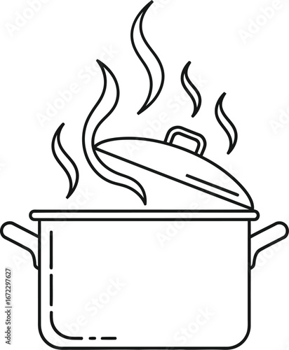 Cooking pot kitchen food preparation steam heat recipe culinary meal dinner lunch