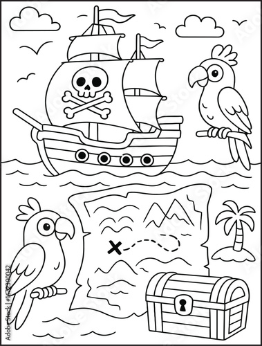 The Big Book of Fun and Easy Coloring Pages for Kids, My First Super Cute and Simple Coloring Pages for Children