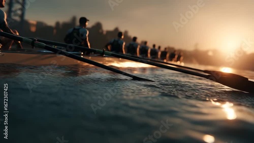Rowing Team Training