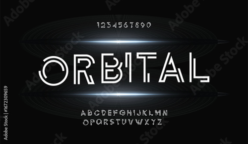 Minimal modern alphabet fonts. Typography minimalist urban digital fashion future creative logo font. vector illustration
