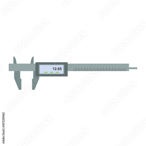 Hand Drawn Caliper Measurement Tool Vector