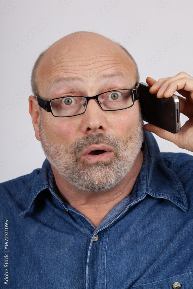 Obraz premium Mann_ist_erstaunt_1537