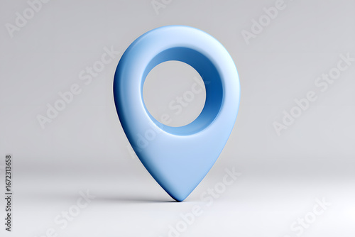 Free Download Soft pastel pink 3D location pin isolated on white background. Navigation, GPS, travel, geolocation symbol for apps, maps, and digital projects. - GFXLoad