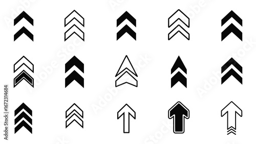 Upward Arrows Navigating Directional Paths with Geometric Precision