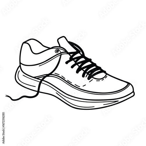  Running Shoe Outline
