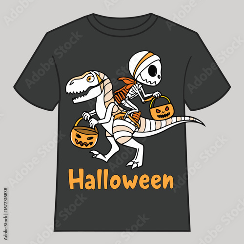 Black t shirt with fun graphic design