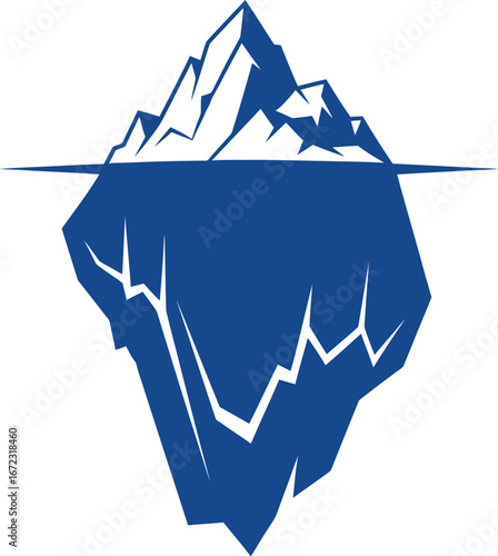 Iceberg hidden depth danger risk challenge unknown potential tip frozen sea
