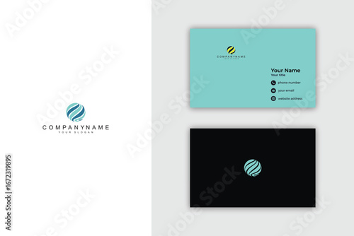 Modern Globe Logo Design for Global Business and Technology.