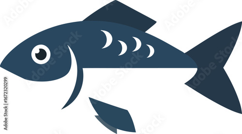 Fish sea ocean animal aquatic marine wildlife nature swimming food blue art