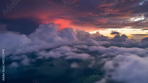 Stunning colorful cloudy sky photography