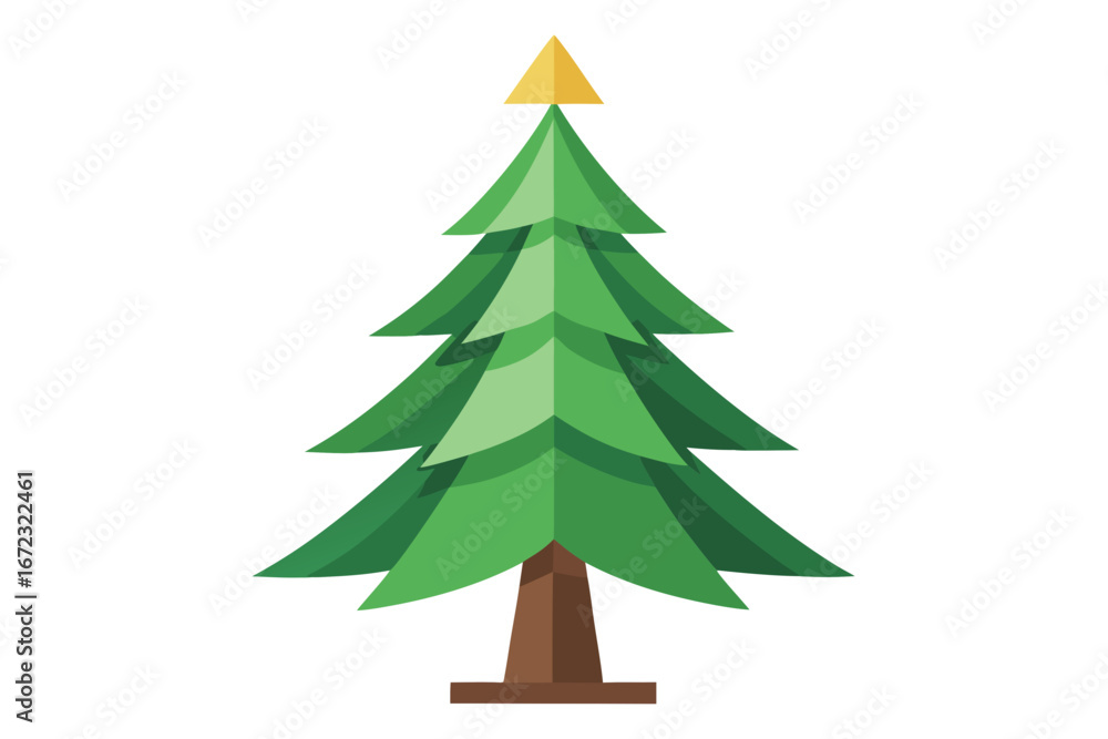 Obraz premium green christmas tree