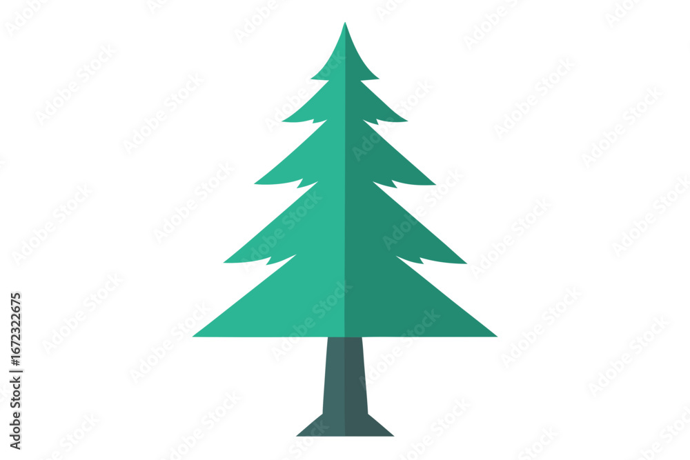 Obraz premium green christmas tree