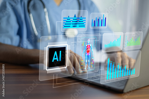 Doctor technology AI supports preventive healthcare by predicting disease risks early, guiding lifestyle changes, and promoting long-term wellness for diverse populations.