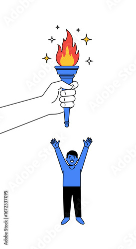 Passing the torch of hope and inspiration to a new generation of enthusiastic learners