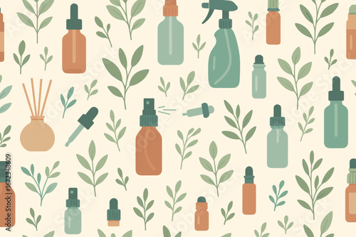 Botanical Essential Oils and Wellness Pattern