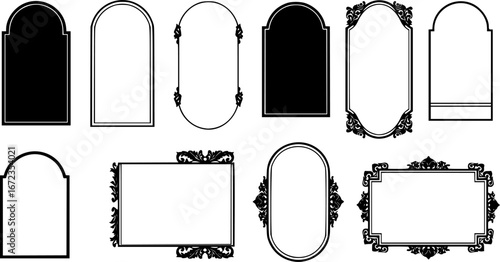Decor Style Silhouettes Frames Designs
