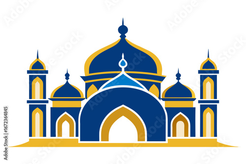 vector illustration of a mosque