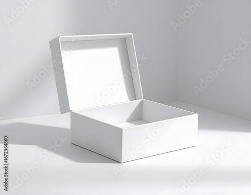 Open Cosmetic Box Mockup