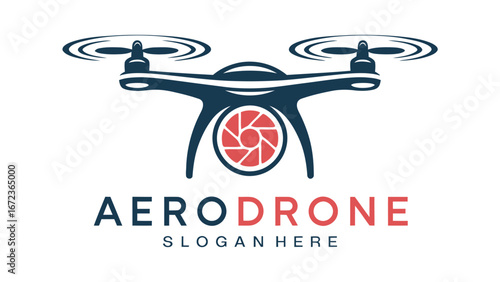 Drone Logo Design Vector