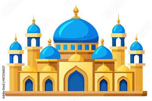 vector illustration of a mosque