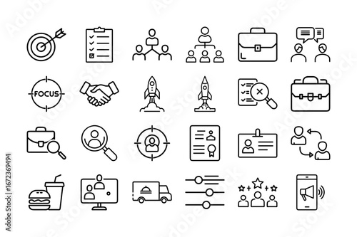 business and finance icons