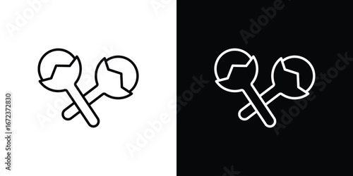 Cloves icon in editable stroke. EPS 10 vector illustration.