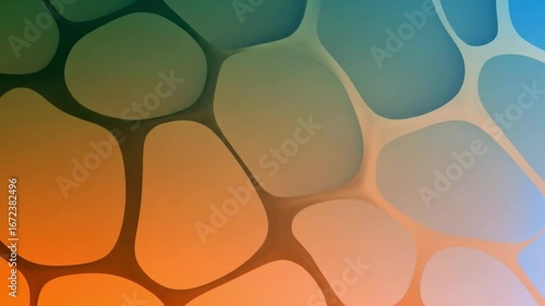 Fluid Rock Abstraction – Underwater Gradient Art with Smooth Organic Rounded Forms.