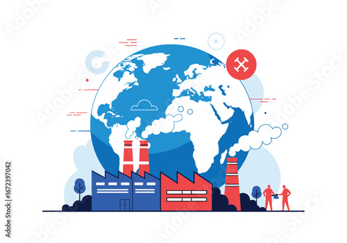 Global industrialization trends shaping worldwide manufacturing and production processes