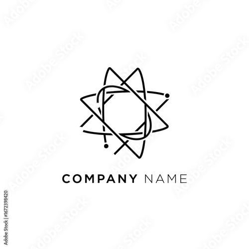 Abstract Science Logo Design.