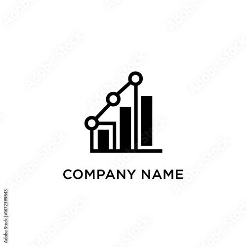 Business Growth and Progress - Line and Bar Graph.