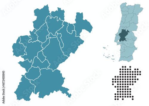 Set maps of Santarém District
