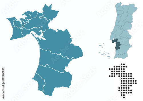 Set maps of Setúbal District