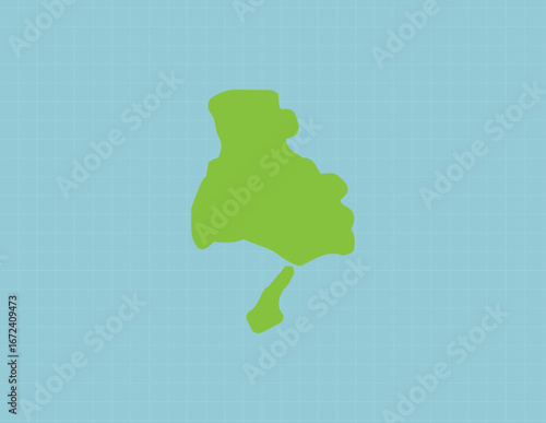 手描きのゆるい兵庫県の地図背景イラスト