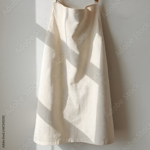 hanging apron on wall mockup