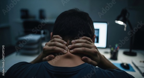 Neck Pain From Long Hours at Computer