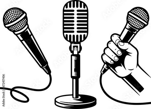 "Music and Audio Equipment Illustration" Vector Bundle