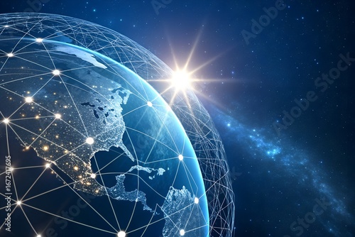 Global Network Data Visualization and Technology Connectivity