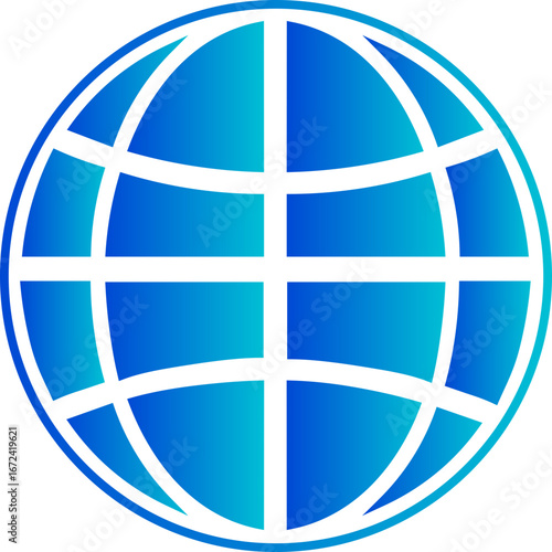 Globel icon, world icon, internet symbol, global network illustration, earth vector logo on white background, minimal worldwide design, Vector illustration !