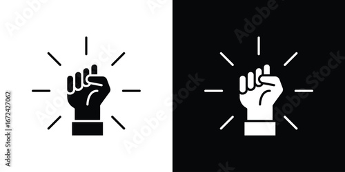 Will power icon vector Graphic Designs. Suitable for use on web apps,