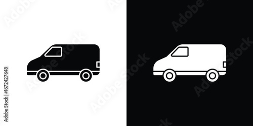 Van icon vector Graphic Designs. Suitable for use on web apps,