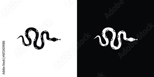 Snake icon vector Graphic Designs. Suitable for use on web apps,