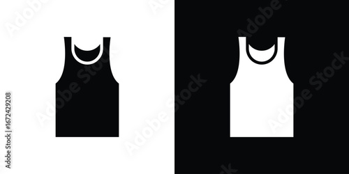 Sleeveless shirt icon vector Graphic Designs. Suitable for use on web apps,