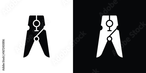 Peg icon vector Graphic Designs. Suitable for use on web apps,