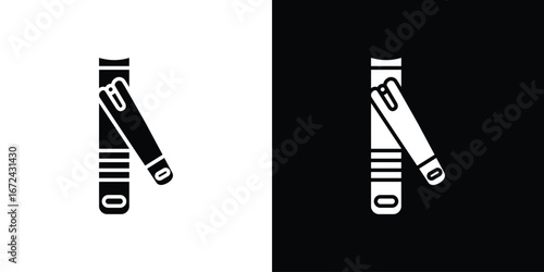 Nail clippers icon vector Graphic Designs. Suitable for use on web apps,