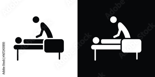 Massage icon vector Graphic Designs. Suitable for use on web apps,