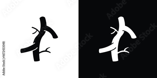 Human artery icon vector Graphic Designs. Suitable for use on web apps,