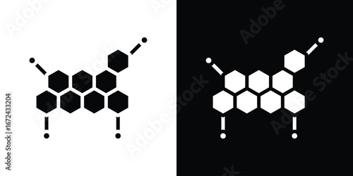 Hormones icon vector Graphic Designs. Suitable for use on web apps,