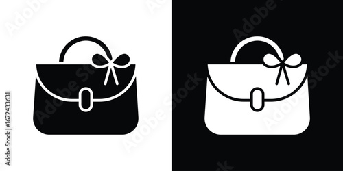 Handbag icon vector Graphic Designs. Suitable for use on web apps,