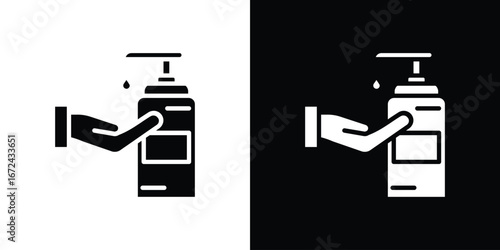 Hand wash icon vector Graphic Designs. Suitable for use on web apps,