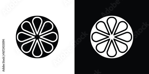 Grapefruit icon vector Graphic Designs. Suitable for use on web apps,